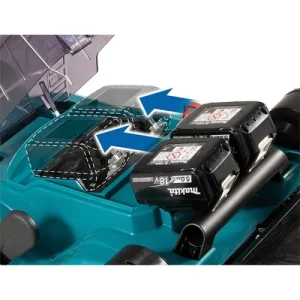 Tondeuse 36 V (2x18V) Makita DLM382CM2 + 2 Batteries 4 Ah + Chargeur Double authentiques 14