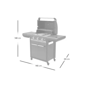 exclusivement disponibles Barbecue Gaz Premium 3 S Campingaz – 2000037281 14