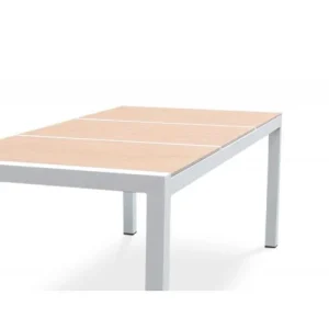 Table De Jardin HELSINKI DCB Garden En Aluminium Et Plateau Céramique Blanc – HELSINKI-TB200 Livraison internationale 9