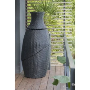 en ligne Salon De Jardin Empilable TOTEM FIDJI DCB Garden Noir – TOTEM-3-FIDJI 6