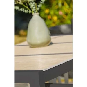 soldes de Noël Table De Jardin VENISE DCB Garden 195X90 Gris Anthracite – VENISE-TB200 7