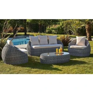 Salon Bas De Jardin ISA DCB Garden Gris – PVC-ISA-SALON nouveau produit 8